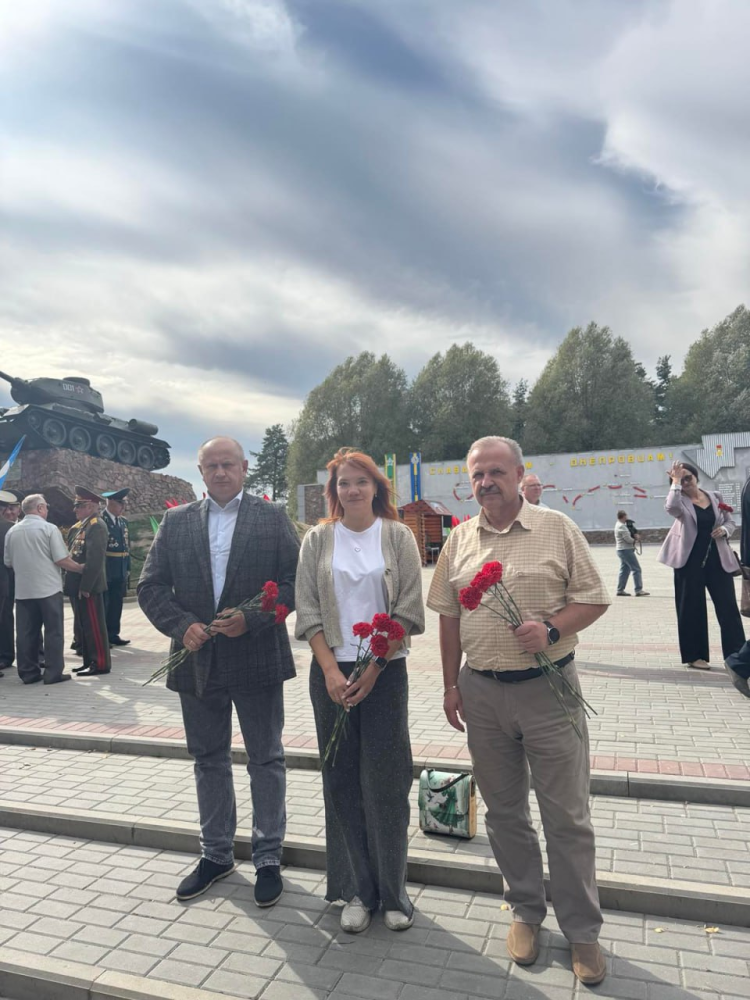 Митинг в Киселевичах ко Дню танкиста